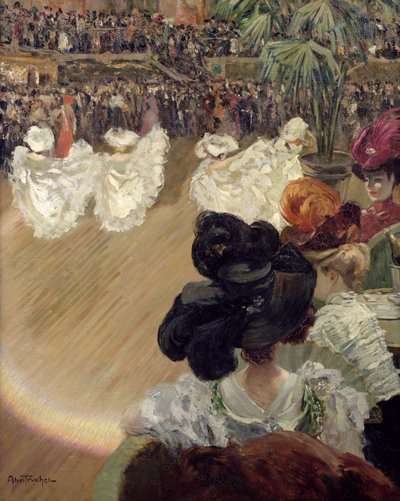 Quadrille at the Bal Tabarin by Abel Truchet